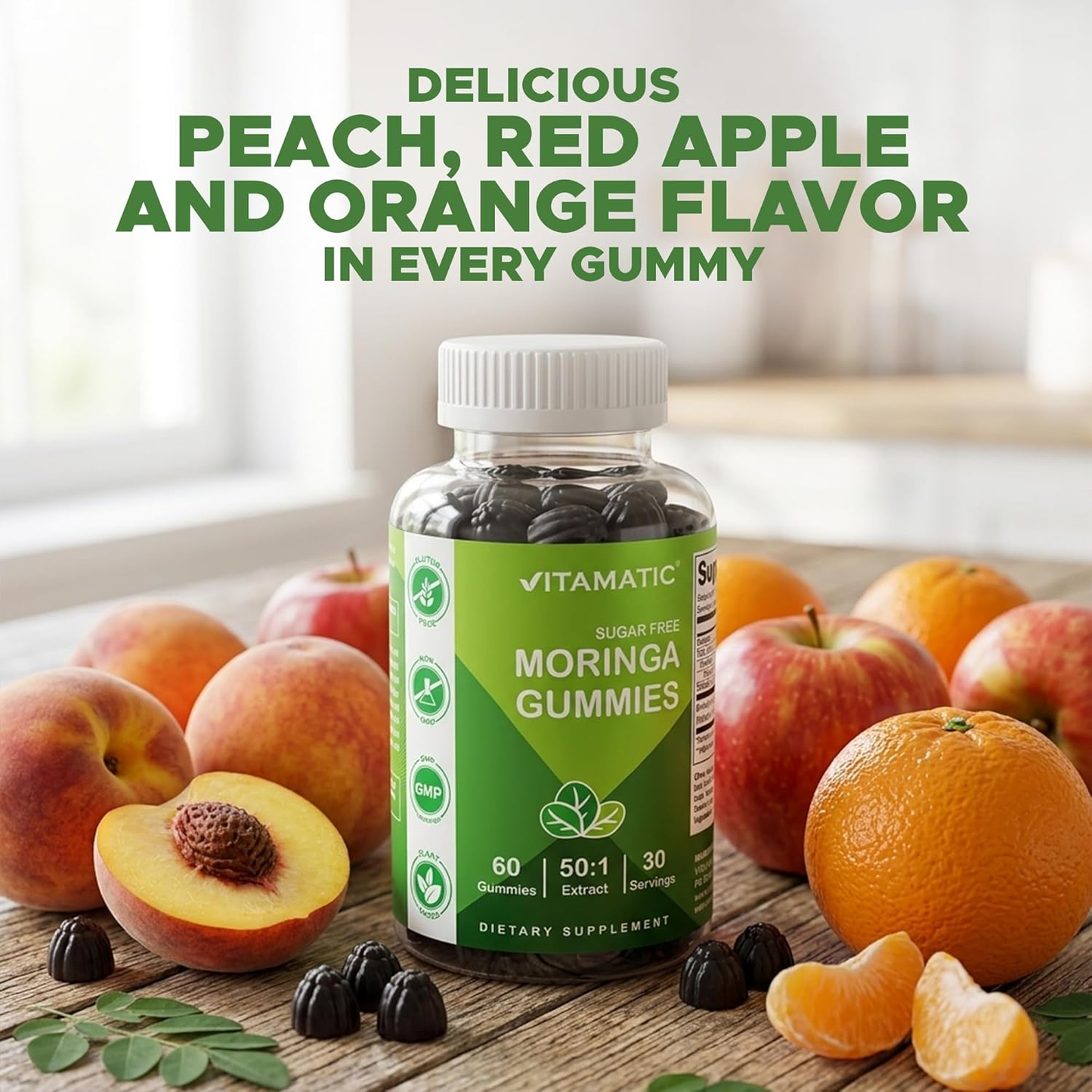 Sugar-Free Moringa Gummies – Healthy Superfood Snack