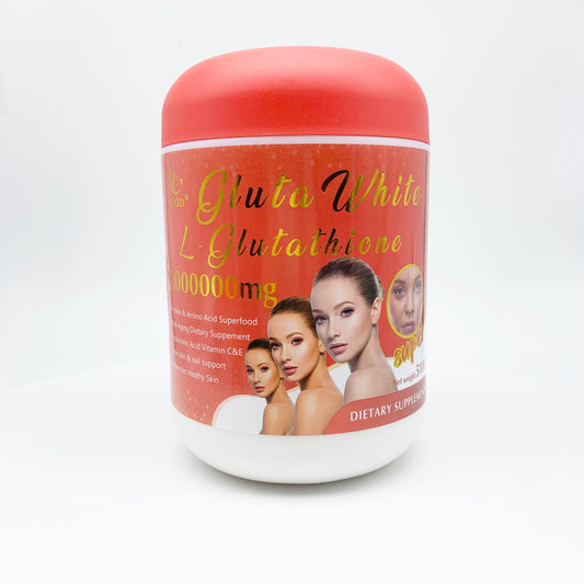 2,000,000mg L-Glutathione Skin Whitening Powder – High-Potency Glutathione Supplement for Brightening & Anti-Aging, 518g per Bottle
