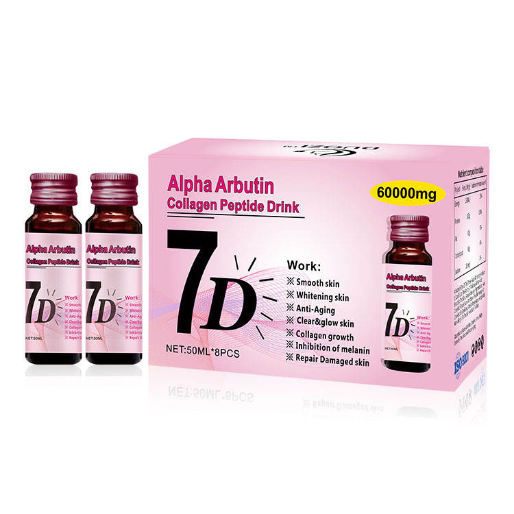 7D Alpha Arbutin Anti-Aging & Whitening Drink with 60,000mg Collagen for Flawless Skin