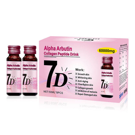 7D Alpha Arbutin Anti-Aging & Whitening Drink with 60,000mg Collagen for Flawless Skin
