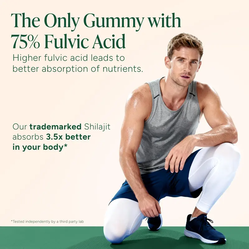 Shilajit Gummies – Energy, Stamina & Focus