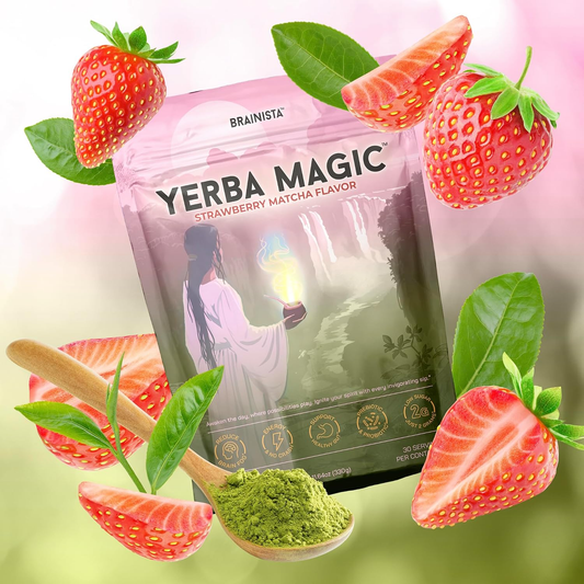 Strawberry Yerba Mate Powder - Flavored Energy Drink