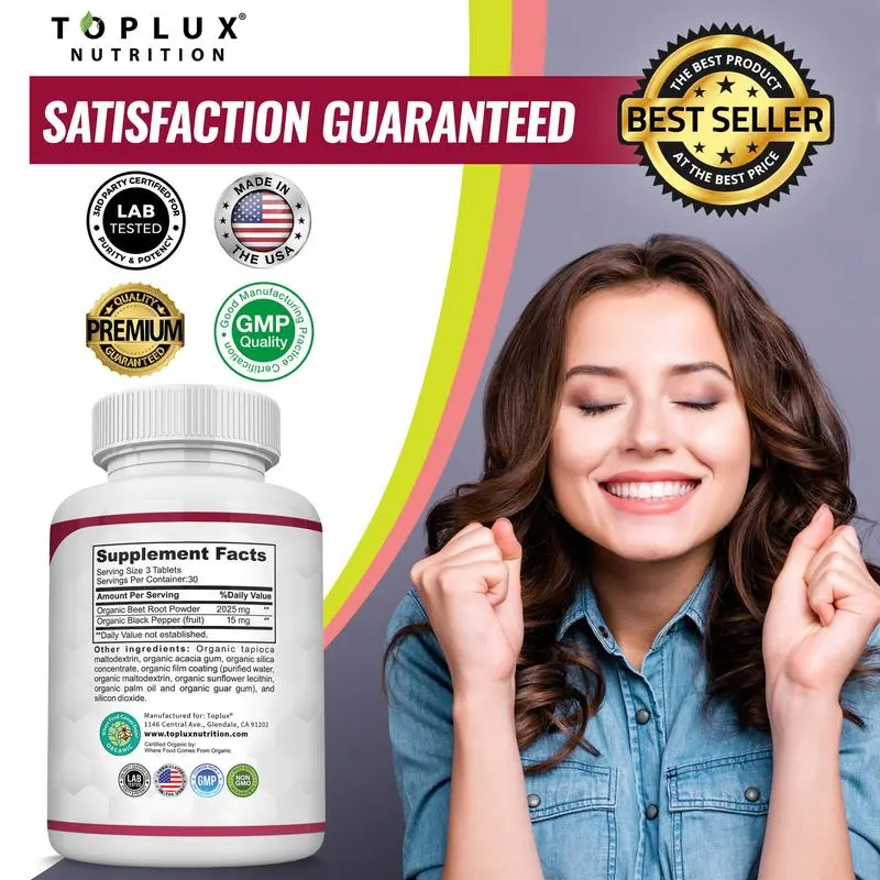 Beet Root Tablets – Portable Nitric Oxide Support