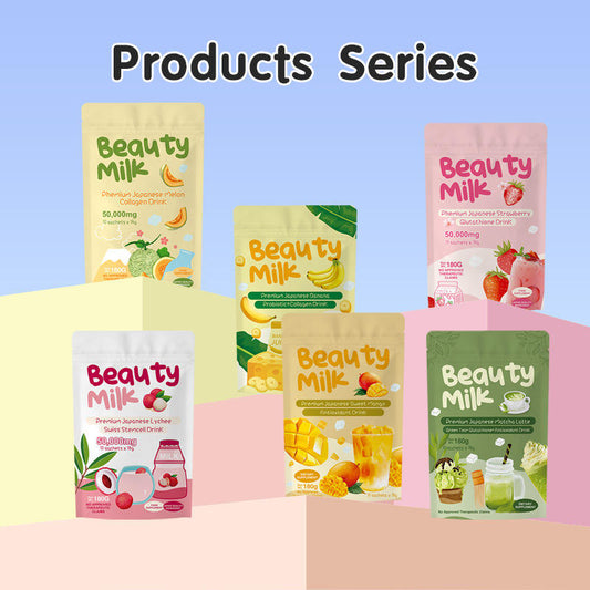 Herborigen Premium Collagen Powder for Beauty Milk Drink Mix Hyaluronic Acid Vitamins Anti-Aging Skin Health Pregnant Women