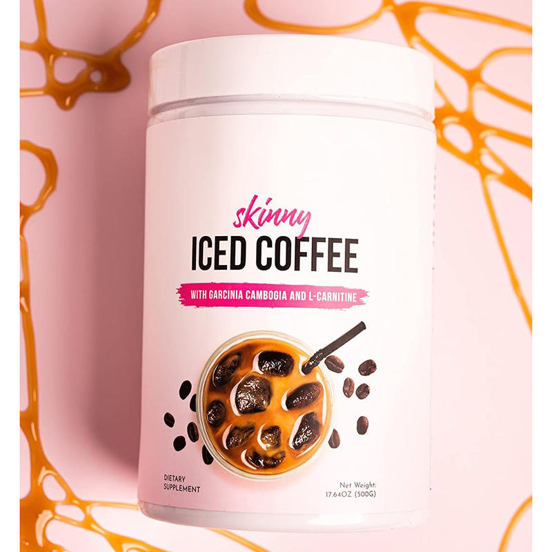 Herborigen Skinny Iced Coffee, ganz natürlich – köstlicher Geschmack, 500 Gramm (17,637 Unzen)