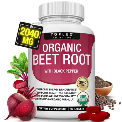 Beet Root Tablets – Portable Nitric Oxide Support