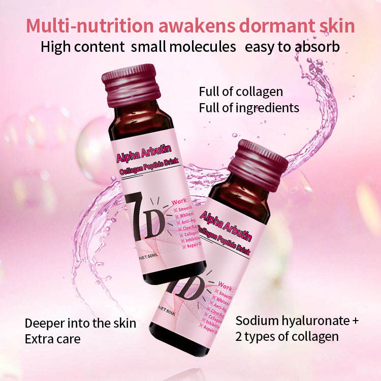 7D Alpha Arbutin Anti-Aging & Whitening Drink with 60,000mg Collagen for Flawless Skin