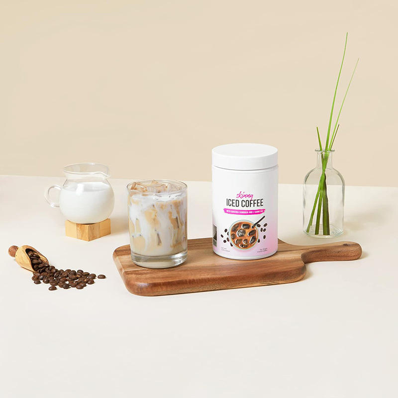 Herborigen Skinny Iced Coffee, ganz natürlich – köstlicher Geschmack, 500 Gramm (17,637 Unzen)