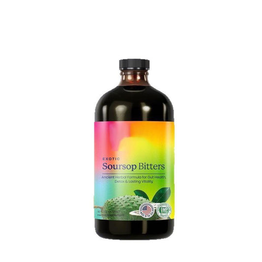 Herborigen Soursop Bitters Ancient Herbal Formula Prickly Fruit Sop Leaf Drops Soursop Bitter for Gut Health
