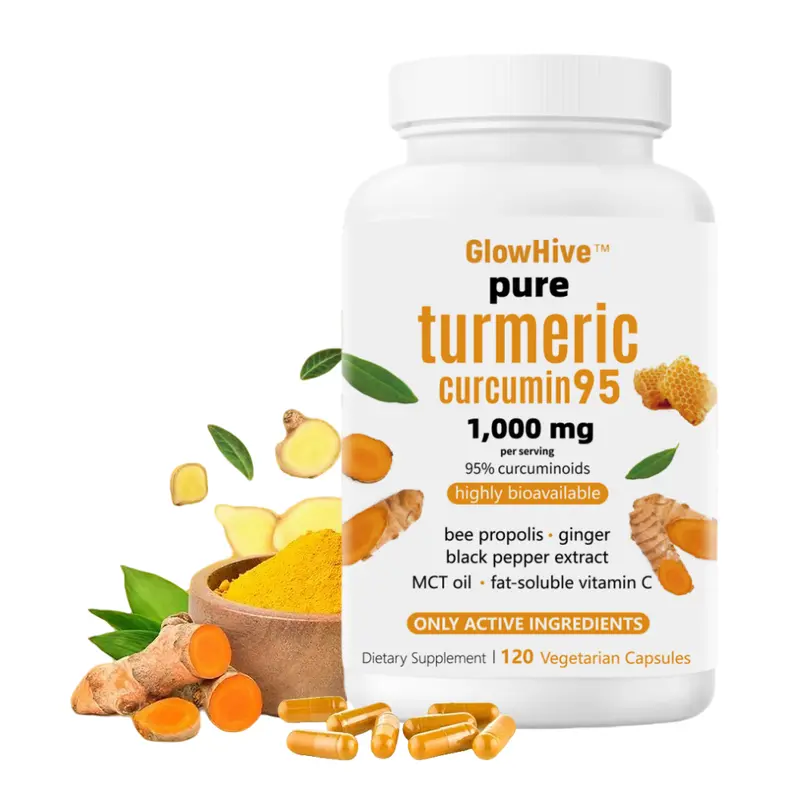Turmeric Curcumin 1000mg Capsules – 95% Curcuminoids