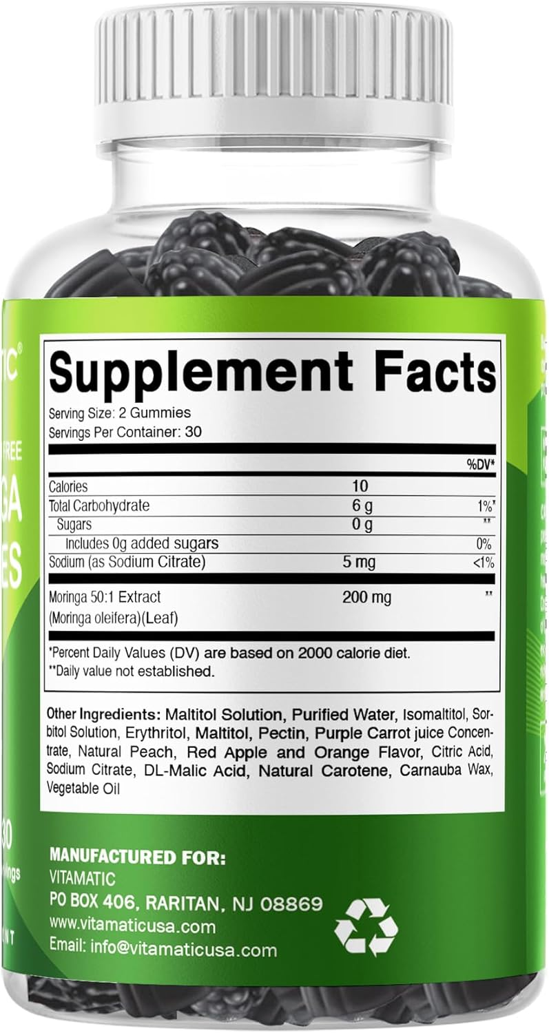 Sugar-Free Moringa Gummies – Healthy Superfood Snack