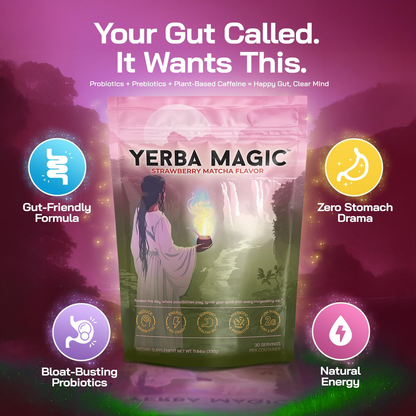 Strawberry Yerba Mate Powder - Flavored Energy Drink
