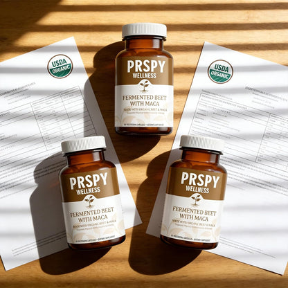 Maca Beet Capsules – Energy & Vitality Duo