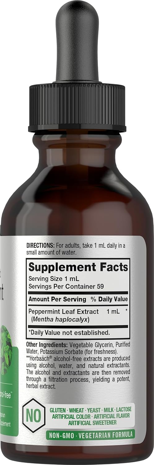 Peppermint Liquid Drops – Digestive Health & Fresh Breath
