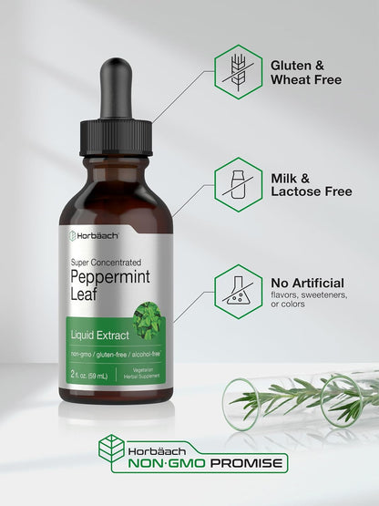 Peppermint Liquid Drops – Digestive Health & Fresh Breath