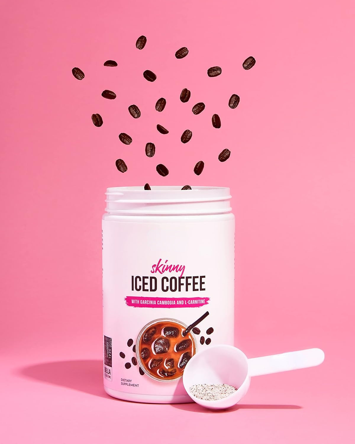 Herborigen Skinny Iced Coffee, ganz natürlich – köstlicher Geschmack, 500 Gramm (17,637 Unzen)