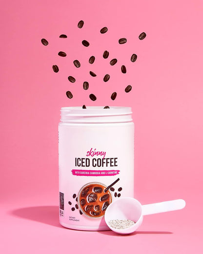 Herborigen Skinny Iced Coffee, ganz natürlich – köstlicher Geschmack, 500 Gramm (17,637 Unzen)