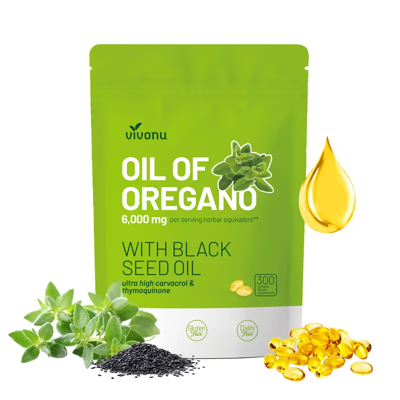 Oregano Oil Capsules (Green Bag) – New Eco Pack
