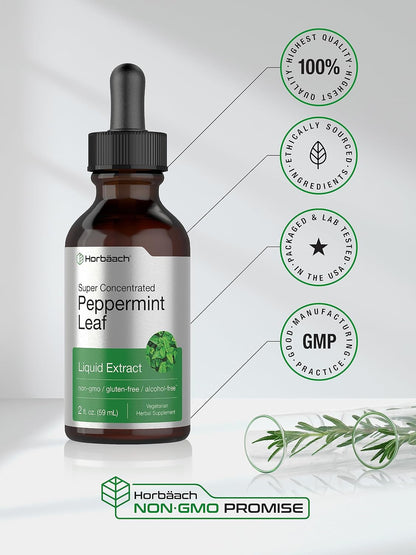 Peppermint Liquid Drops – Digestive Health & Fresh Breath