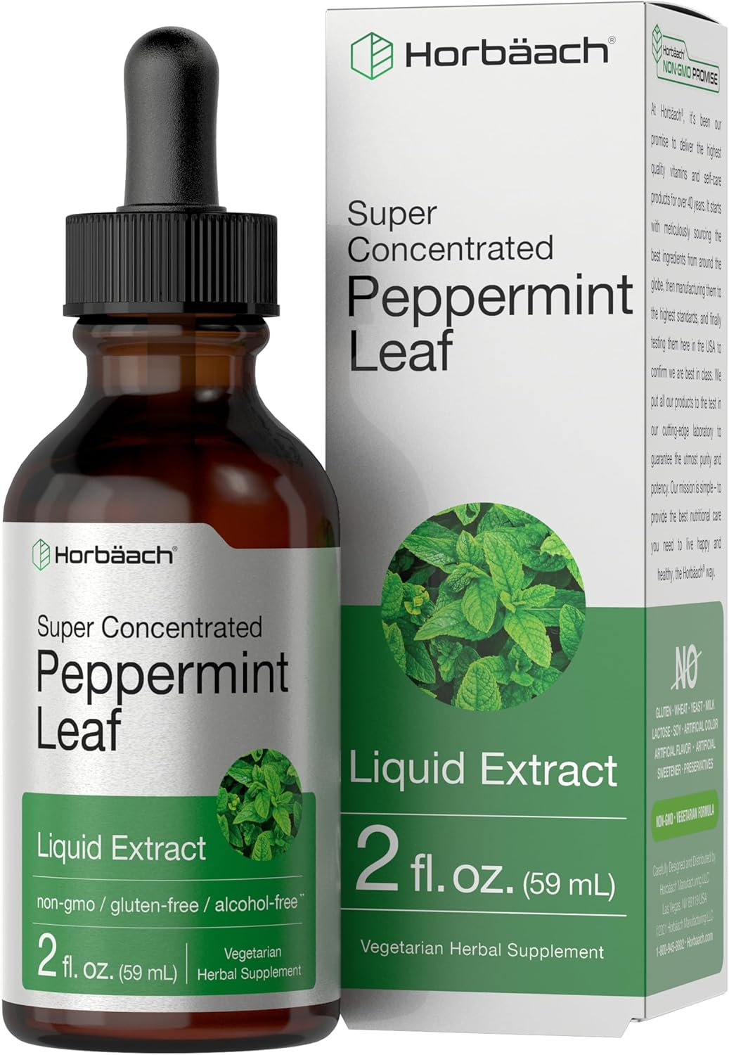 Peppermint Liquid Drops – Digestive Health & Fresh Breath