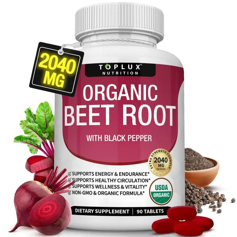 Beet Root Tablets – Portable Nitric Oxide Support