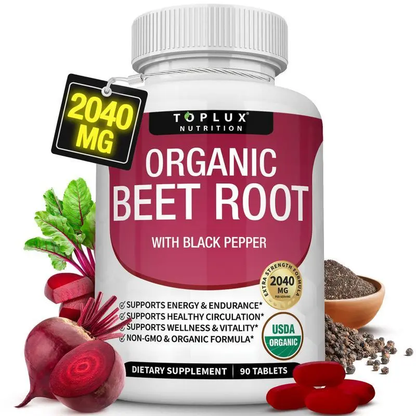 Beet Root Tablets – Portable Nitric Oxide Support