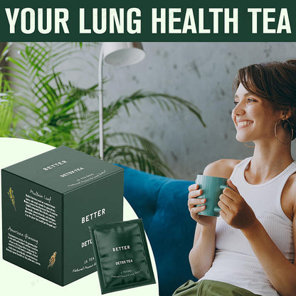 Herborigen Mullein Leaf Tea Bags for Lung Detox and Immune Support – Herbal Tea with Thyme, Elderberry, Ginseng, Ginger | Caffeine Free, 30 Count (Pack of 2)