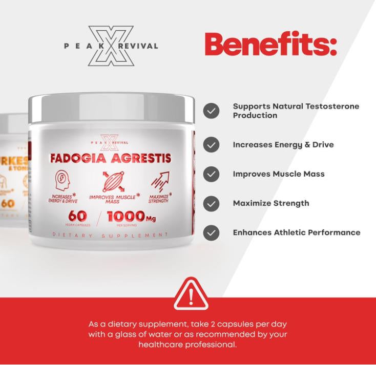 Red Tongkat Ali Capsules – Testosterone & Male Vitality