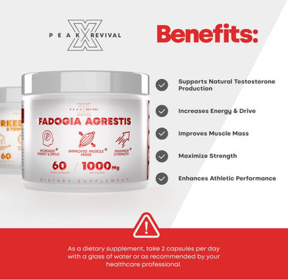 Red Tongkat Ali Capsules – Testosterone & Male Vitality