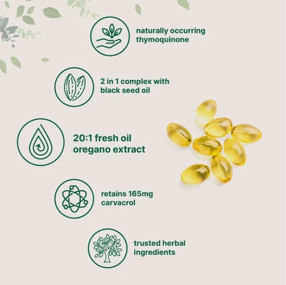 Oregano Oil Capsules (New Pouch) – Immune Support