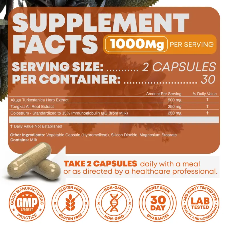 Tongkat Ali Capsules – Natural Testosterone Booster