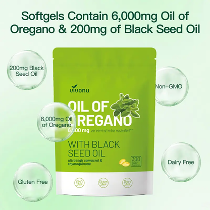 Oregano Oil Capsules (Green Bag) – New Eco Pack