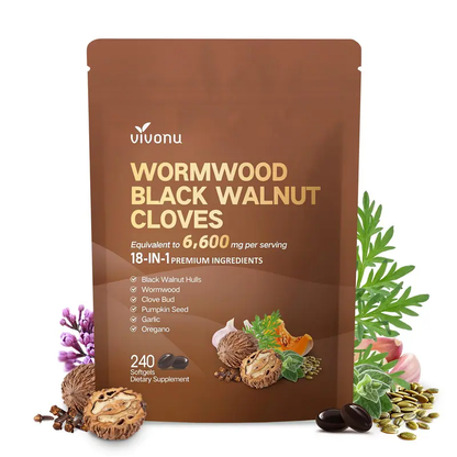 Black Walnut Capsules – Herbal Intestinal Cleanse