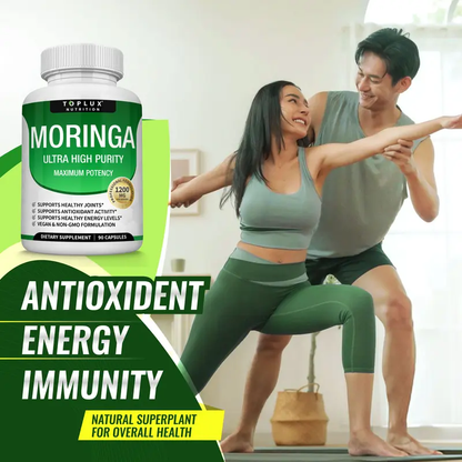 Moringa 1200mg Capsules – The Nutrient-Dense Superfood
