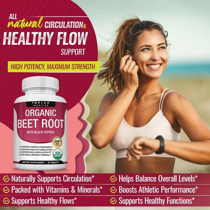 Beet Root Tablets – Portable Nitric Oxide Support