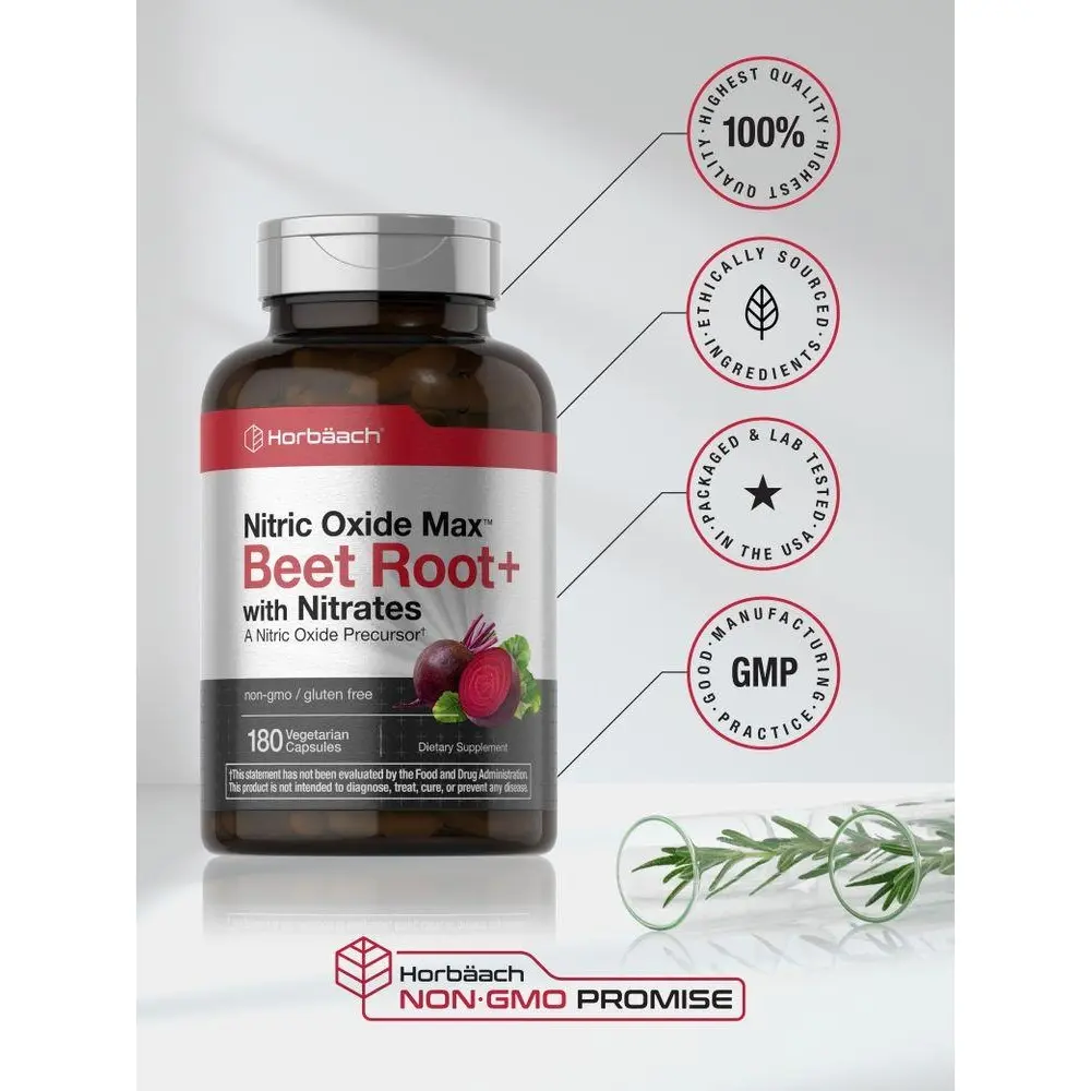 Beet Root 180 Capsules – Nitric Oxide Booster