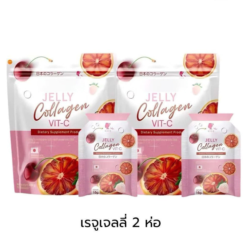Gluta Collagen Blink – Glutathione & Collagen Powder with Pomegranate & Cherry | Skin Brightening Antioxidant Supplement | Vitamin C Beauty Drink Mix